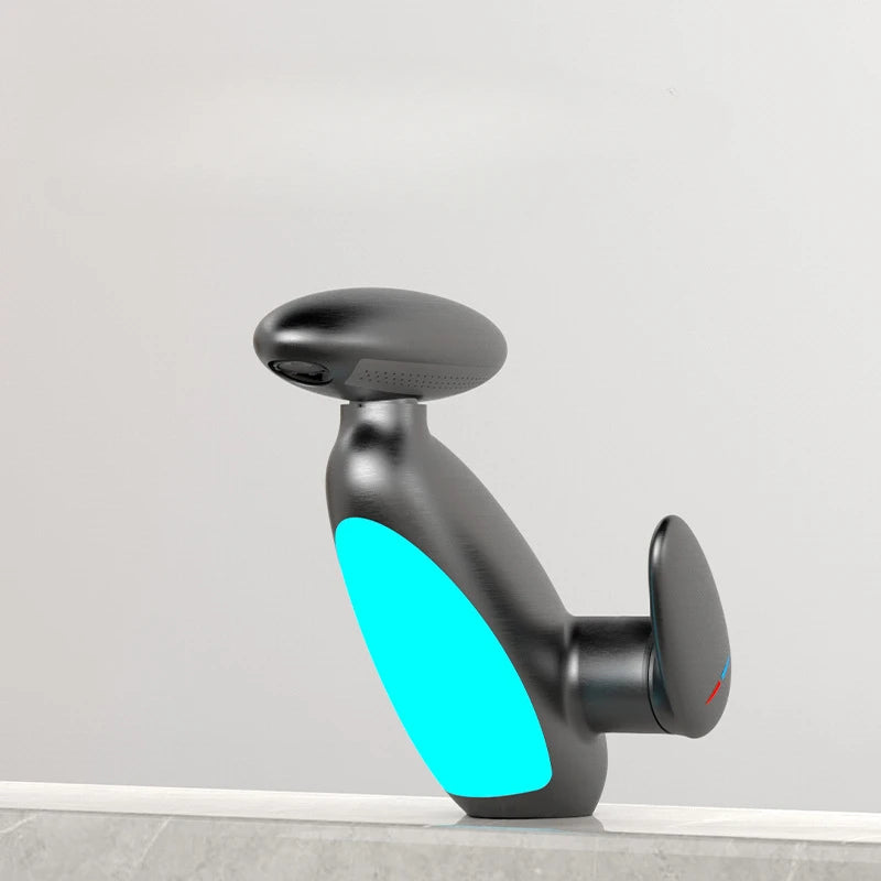 Modern Basin Faucet with Four Water Flow Options, Hot and Cold Water Mixer, Bathroom Sink Tap Faucet