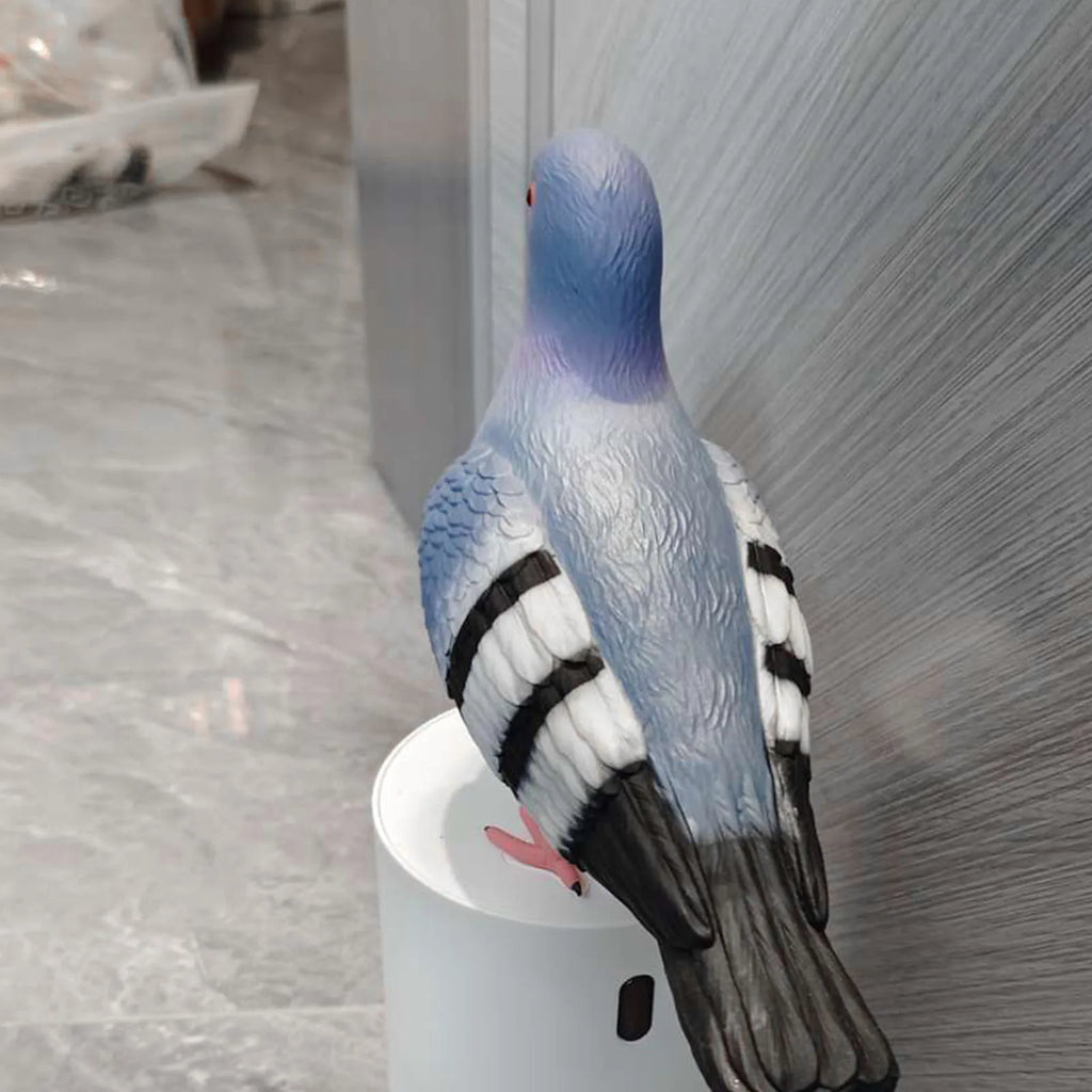 Induction Soap Dispenser Battery Powered Automatic Foaming Soap Dispenser Refillable Blue Bird Shape Touchless for Kitchen