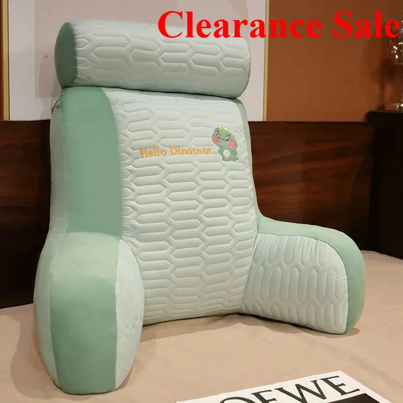 2025 Ice Shreds Pillow Panda Increase in Height Lumbar Support Detachable Washable Cushion Student Dormitories Bed Backrest