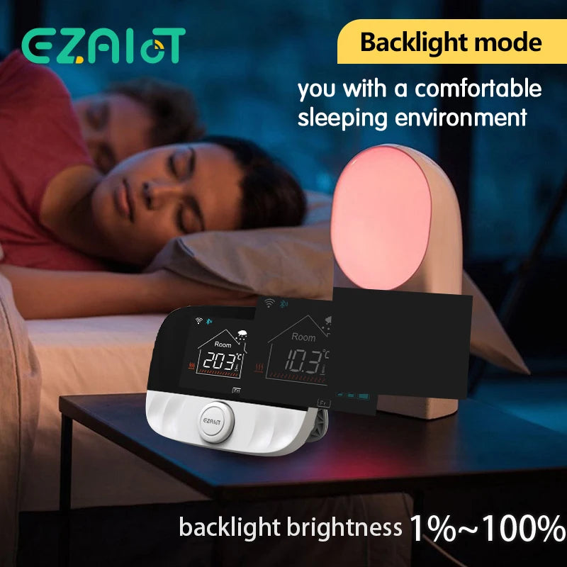 Smart RF Wireless Thermostat WiFi Tuya Gas Boiler Heating Temperature Remote Controller Receiver Programmable Thermoregulator