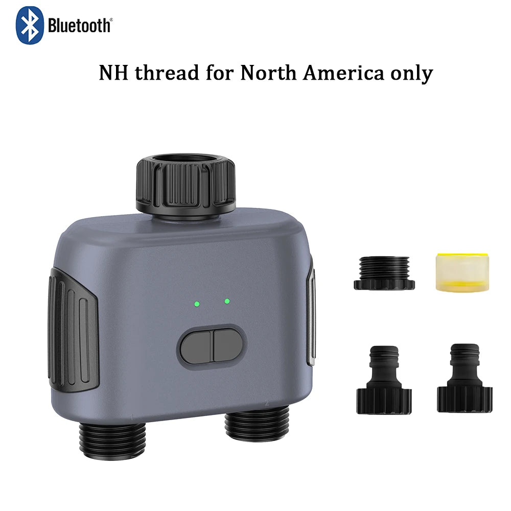 Insoma Automatic Water Timer 2-Outlet Garden Irrigation Watering System Sprinkler Programmer Tools Faucet Hose Timer