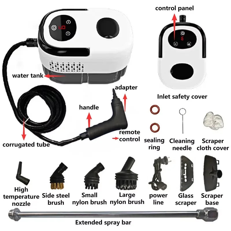 New Touch Screen Display for High Temperature Steam Cleaner Small Household Air Conditioner Kitchen Range Hood Fast Heating