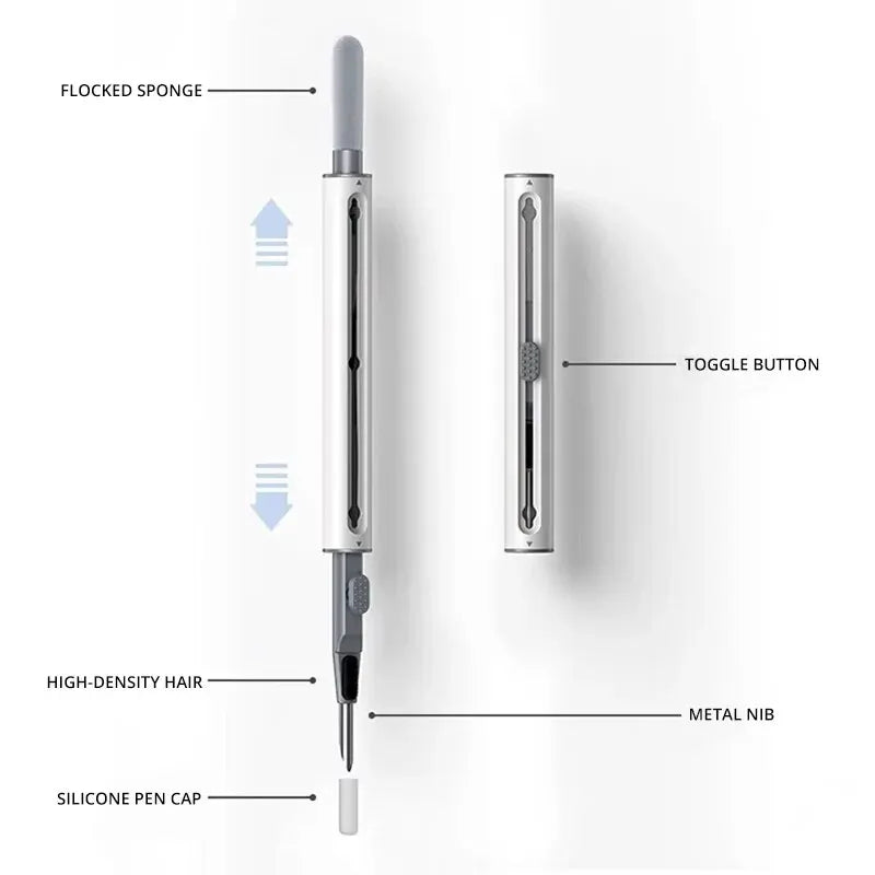 1pc Bluetooth Earphone Cleaning Pen Multifunctional Cleaning Brush Earphone Cleaner