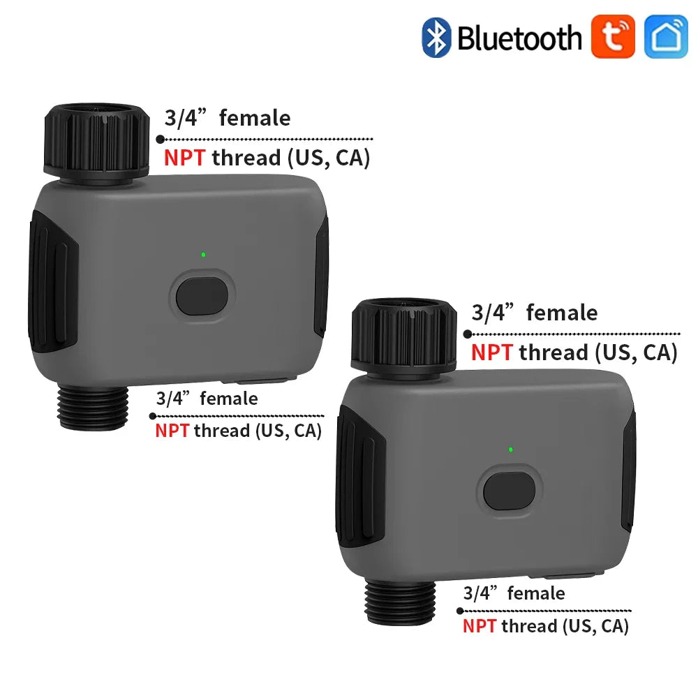 TNCE Smart Tuya Bluetooth Garden Water Timers  Rain Delay Programmable Automatic Sprinkler Drip Irrigation Valve Support Alexa