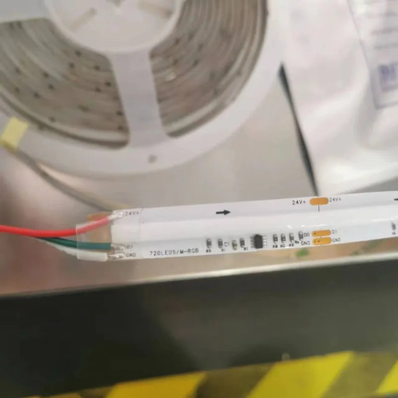 COB RGB CCT RGBCCT RGBW LED Addressable Full Dream Color Dimmable Waterproof IP68 FOB Linear Ribbon DC12V/24V 480LM/W