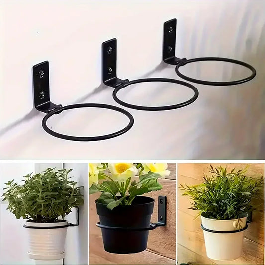 4/5/6/8inch Flower plant stand ring wall mount, plant wall hanging ring, metal plant stand wall mount Flower pot hook