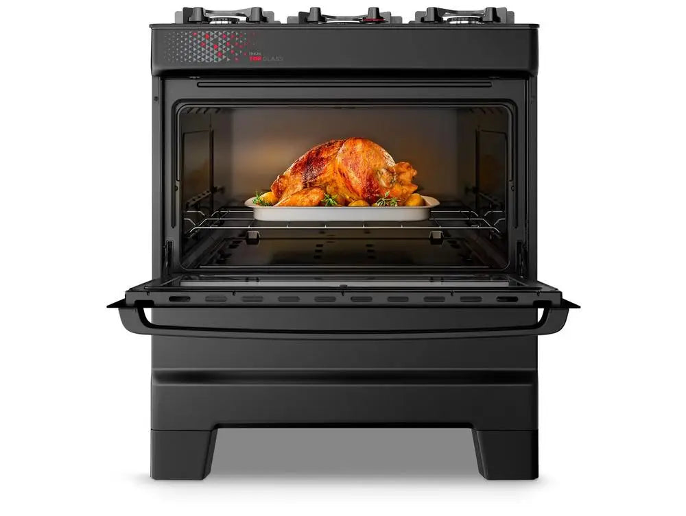 Esmaltec 5-Ball Stove Black Esmaltec Glass Table Ideal Top Glass - Bivolt