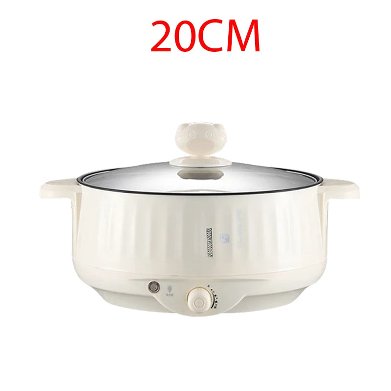 Electric MultiCookers Single/Double Layer 1-2 People Household Non-stick Pan Hotpot Noodles Rice Cooker Cooking Appliances