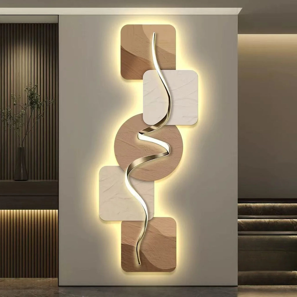 Led Lights Light Fine Luxury Study Room Living Room Bedroom Decoration Corridor Highend Atmosphere Hanging  Murals Room Decor