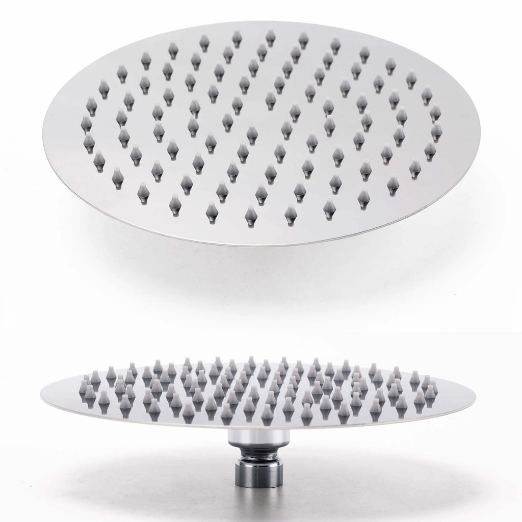 **Sydney Stock** KYLINS 2 In 1 Shower Set Round Chrome 8/10/12'' Rainfall Head Handheld Sliding Rail Diverter DIY WELS WaterMark