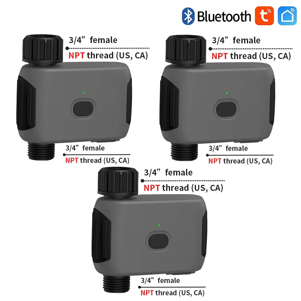 TNCE Smart Tuya Bluetooth Garden Water Timers  Rain Delay Programmable Automatic Sprinkler Drip Irrigation Valve Support Alexa