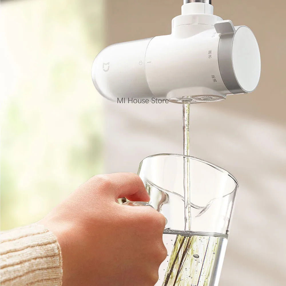 XIAOMI Mijia Faucet Water Purifier 2nd Gen 5-fold Rust Removal of Activated Carbon Filtration Device for Kitchen Faucet