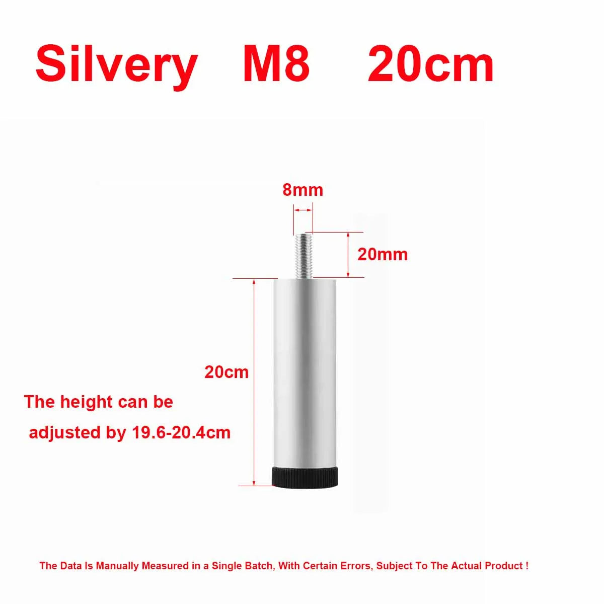 M8Furniture Height Increasing Foot Pads Washing Machines Refrigerators Height Increasing Shock-Absorbing Adjustable Support Legs