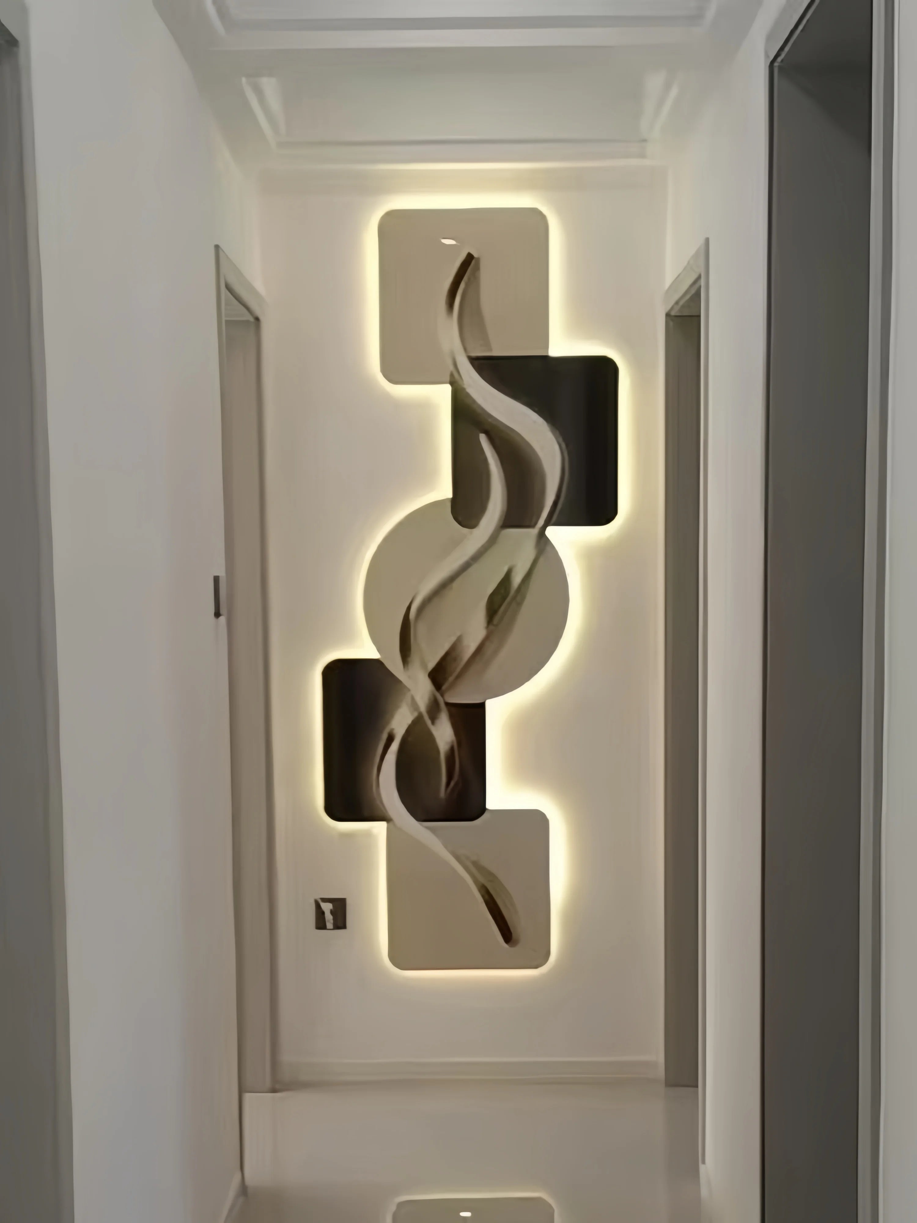 Led Lights Light Fine Luxury Study Room Living Room Bedroom Decoration Corridor Highend Atmosphere Hanging  Murals Room Decor