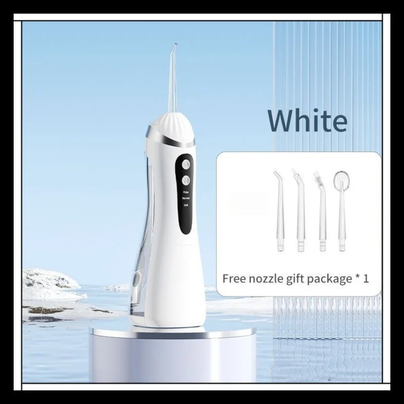 Multifunctional Electric Water Floss 3 Cleaning Mode Oral Irrigator 4 Nozzle High Pressure Pulse For Cleaning Food Residue
