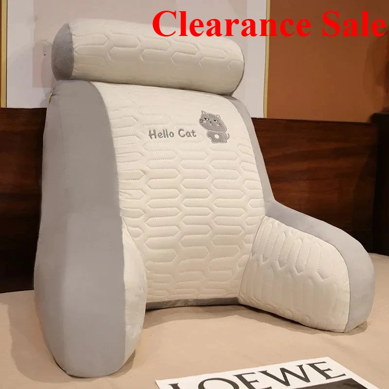 2025 Ice Shreds Pillow Panda Increase in Height Lumbar Support Detachable Washable Cushion Student Dormitories Bed Backrest
