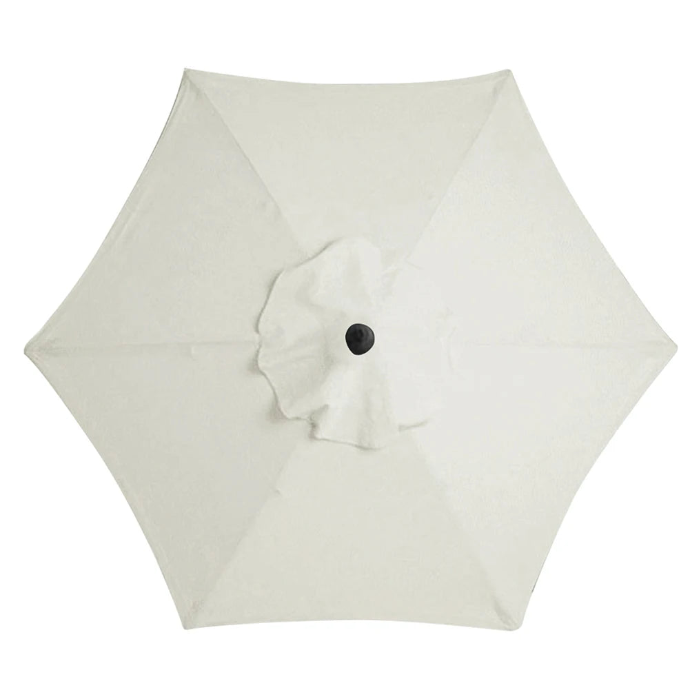6 Bones Umbrella Replacement Canopy Without Stand 2m Sunshade Umbrella Cover Waterproof UV Protection for Outdoor Beach Garden