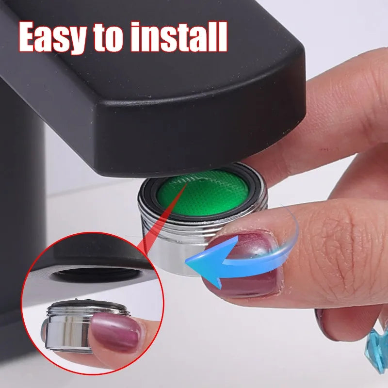 1/30x Faucet Aerator Replaceable Parts Tap Filter Nozzle Household Saving Water Kitchen Bathroom Sink Thread Faucet Bubbler