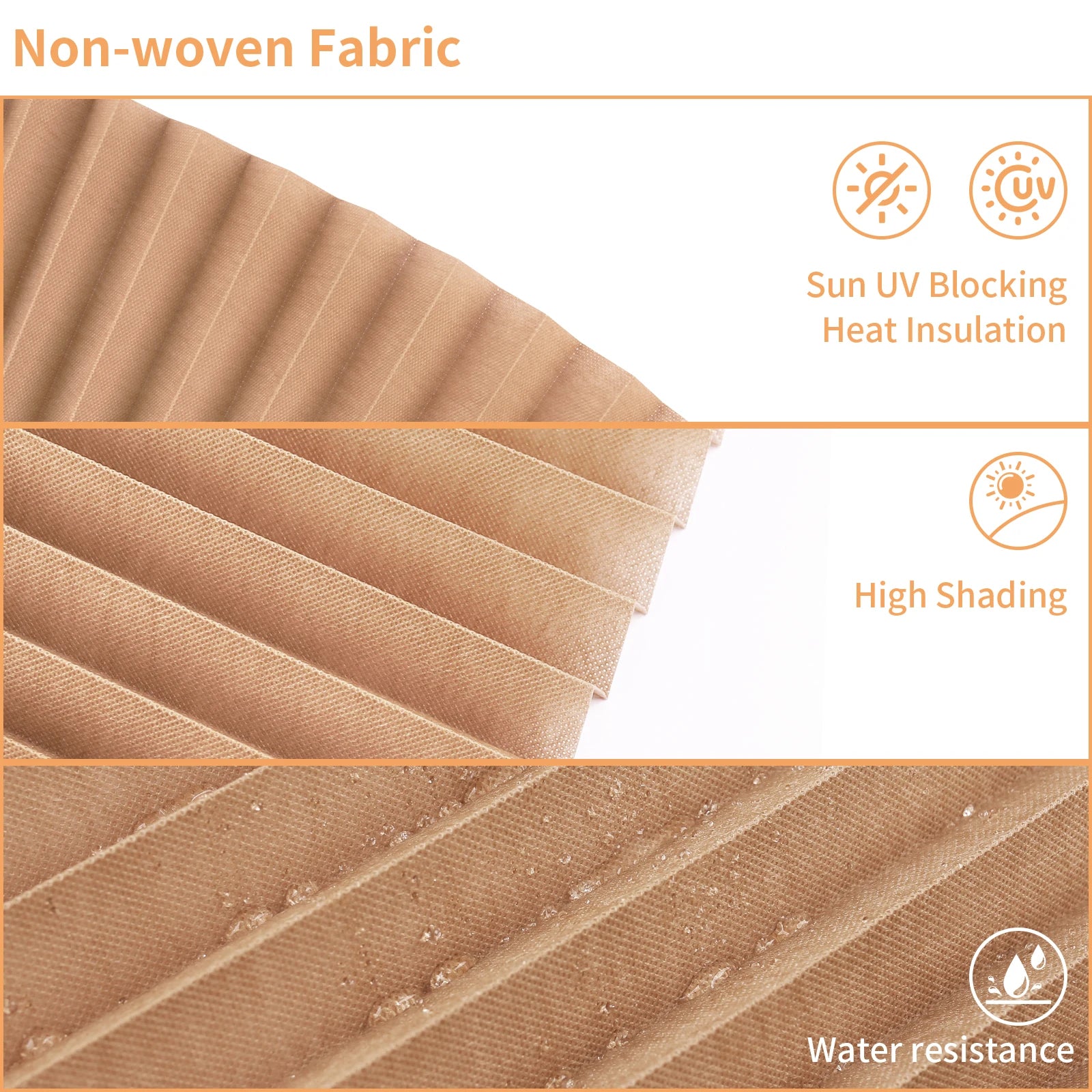 1Pc Shades Self-adhesive Half/Full Windows Nonwoven Folding Curtain Bathroom Balcony Living Room Balcony Curtains Pleated Blinds