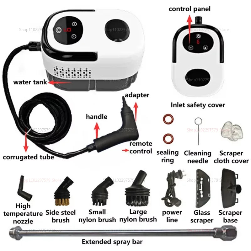 New Touch Screen Display for High Temperature Steam Cleaner Small Household Air Conditioner Kitchen Range Hood Fast Heating