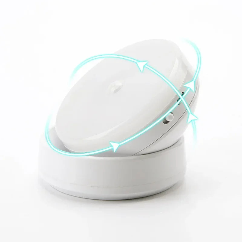 Xiaomi Night Light With Motion Sensor Lamp Rechargeable Wireless Led Rotating Magnetic Lighting For Kitchen Room Bedside Table