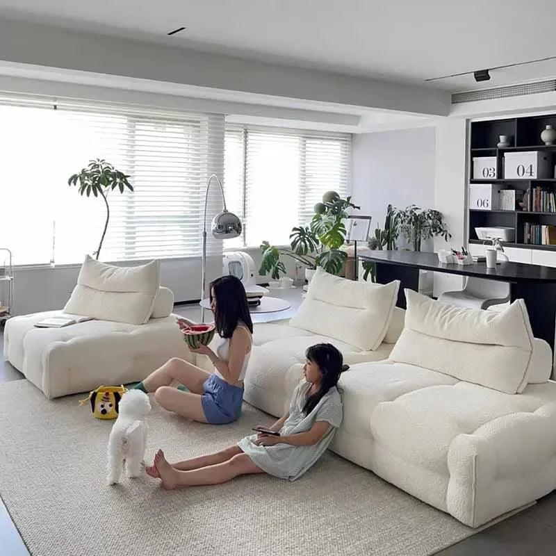 Fancy Unique Living Room Sofas New Arrival Large Wood Luxury Nordic Lazy Sofa Modern Floor European Divano Apartment Furniture