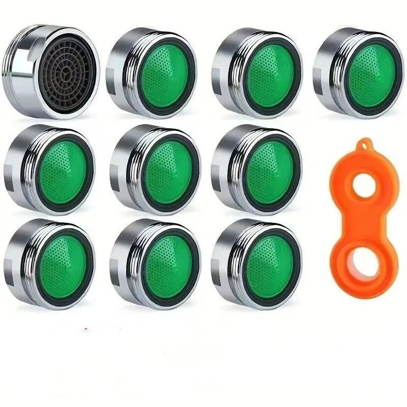 Bathroom 24mm Faucet Aerator Water Saving Tap Insert Nozzle Thread Taps Bubbler Filter Replaceable Parts Kitchen Faucet Strainer