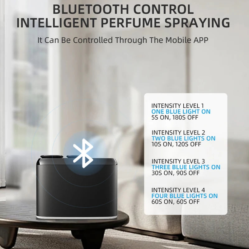 Bluetooth Scent Air Diffuser Smart Home Aromatherapy Machine Electric Waterless Essential Oil Aroma Diffuser For Room Fragrance