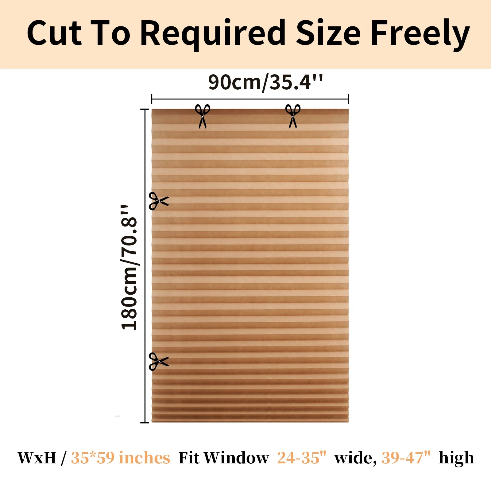 1Pc Shades Self-adhesive Half/Full Windows Nonwoven Folding Curtain Bathroom Balcony Living Room Balcony Curtains Pleated Blinds