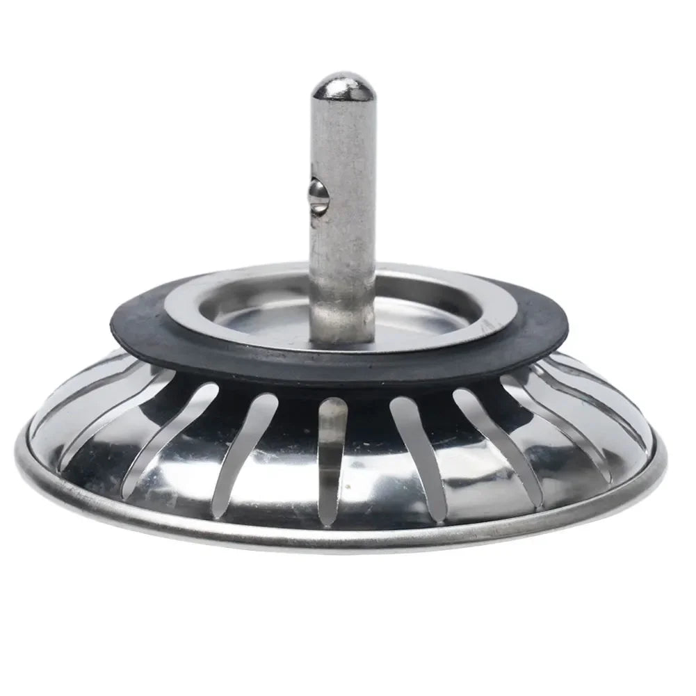 Stainless Steel Bathtub Hair Catcher Stopper Shower Drain Hole Filter Trap Kitchen Metal Sink Strainer Floor Drain