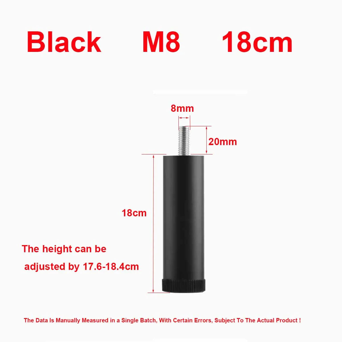 M8Furniture Height Increasing Foot Pads Washing Machines Refrigerators Height Increasing Shock-Absorbing Adjustable Support Legs