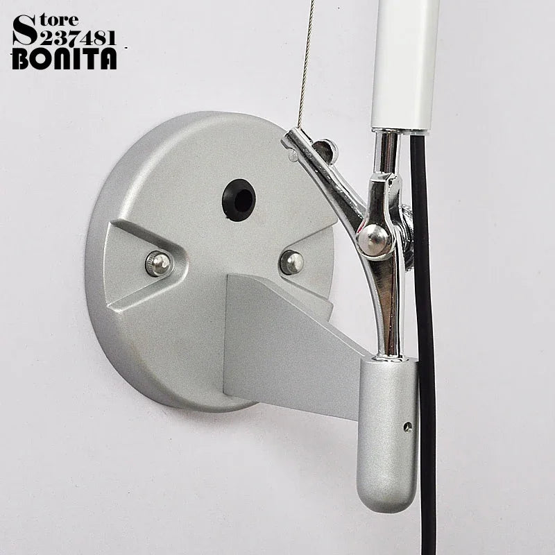 Simple Modern Foldable Wall Lights Long Swing Arm Adjustable Aluminum Sconces Lamps Telescopic Wall Lights for Bedroom