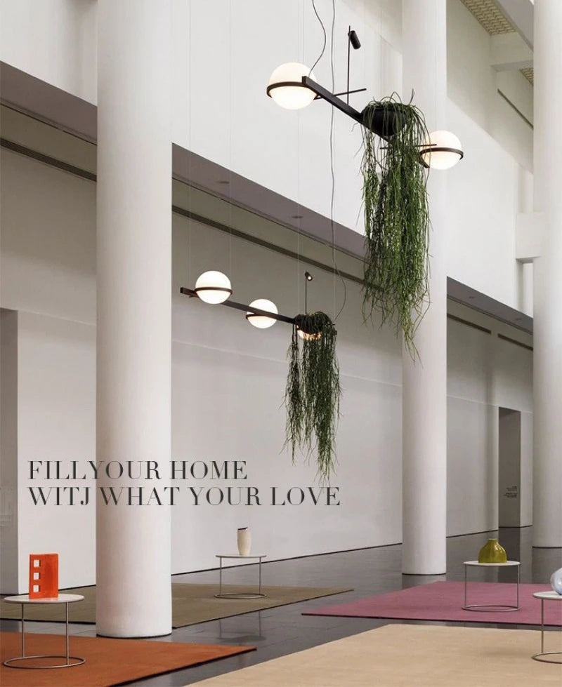 Modern LED decorative plant Wall Lamp creative rustic potted chandelier for living room Dining cafe bar kitchen art bedside lamp