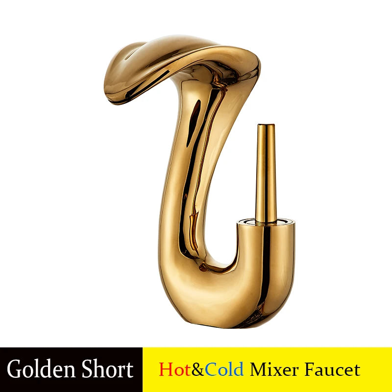 BAKALA Waterfall Chrome Single Handle Bathroom Faucet Solid Brass Dressing Table Sink Basin Tap with Drain Set