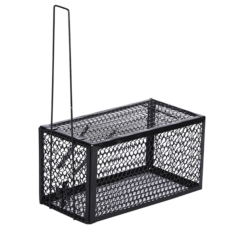 Smart Self-locking Mousetrap Safe Firm Iron Net Household Metal Reusable Humane Indoor Outdoor Cage