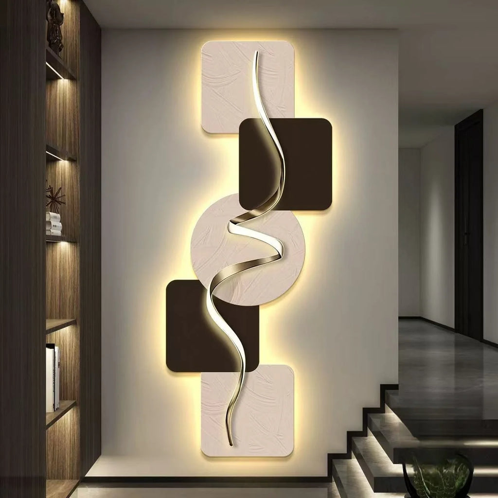 Led Lights Light Fine Luxury Study Room Living Room Bedroom Decoration Corridor Highend Atmosphere Hanging  Murals Room Decor