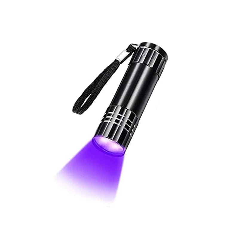 Mini UV Flashlight Ultraviolet Lamp 395-400nm Black Light Flashlights UV Torch UV Light Detector for Pet Urine Stain Dry Stain