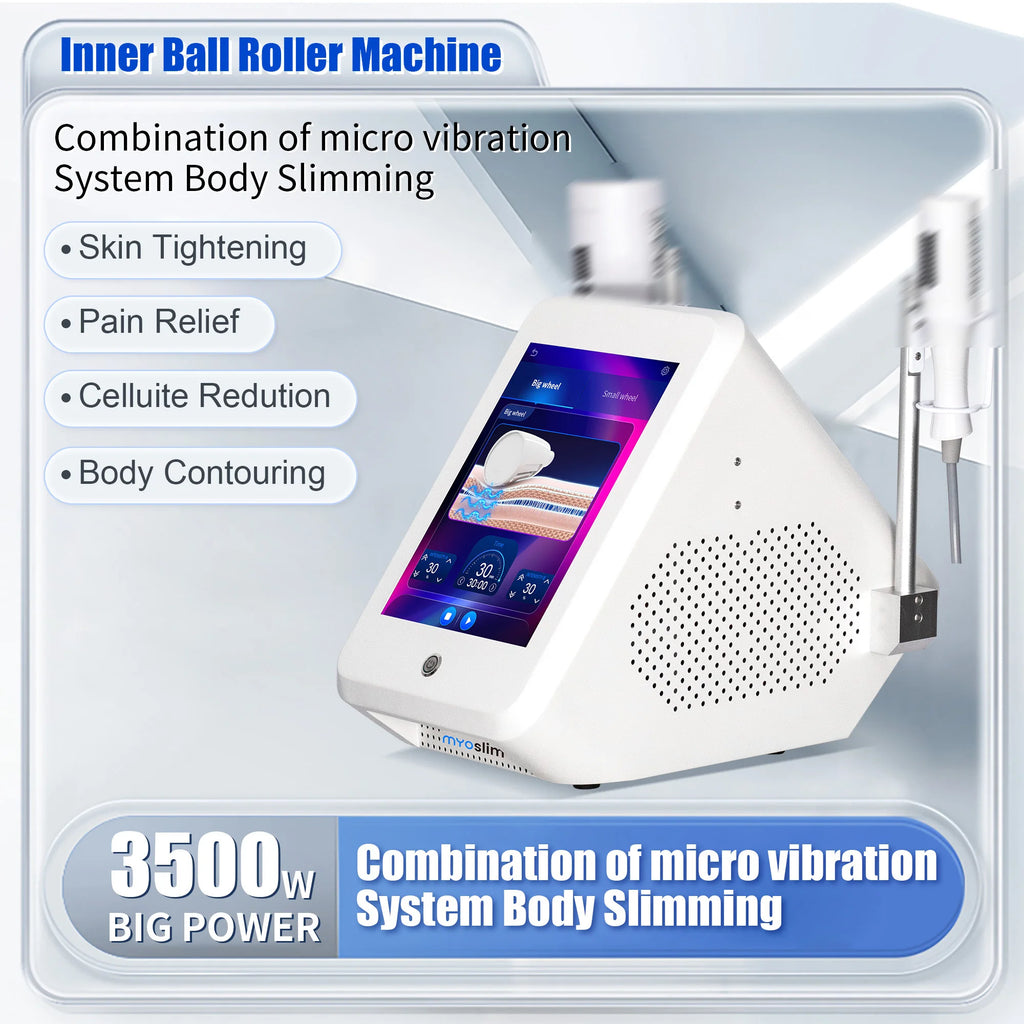 EMS 200HZ Slimming Cellulite Reduction Roller Infrared Vacuum Massage Beauty Machine 6500W Inner Ball Roller For Body Care Salon