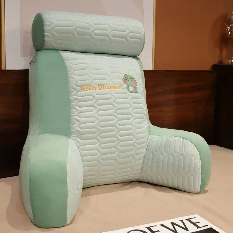 2025 Ice Shreds Pillow Panda Increase in Height Lumbar Support Detachable Washable Cushion Student Dormitories Bed Backrest