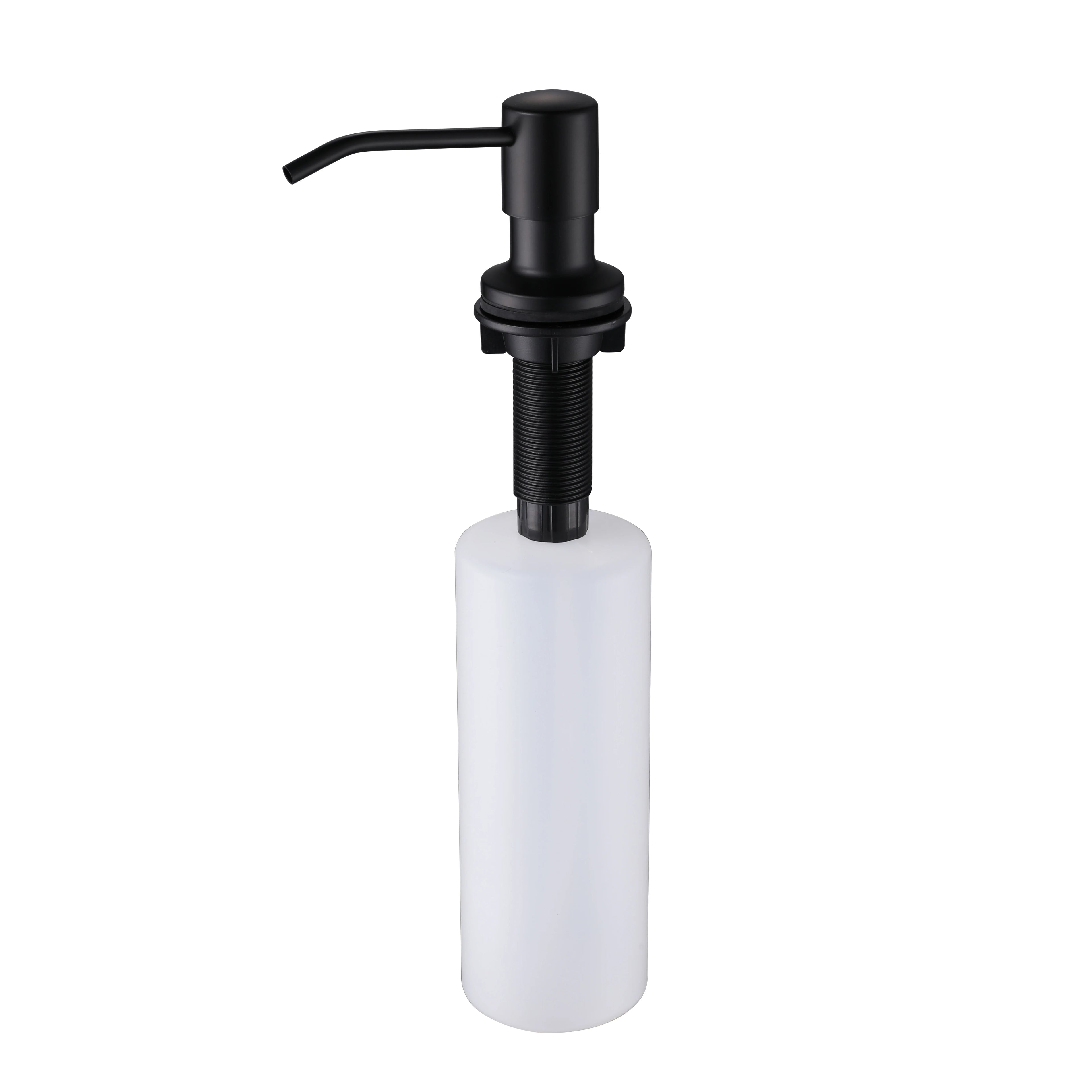 500ml Stainless Steel Detergent Dispensers Kitchen Sink Liquid Dispenser Soap PE Bottle for Bathroom Bronze Soap Dispensers