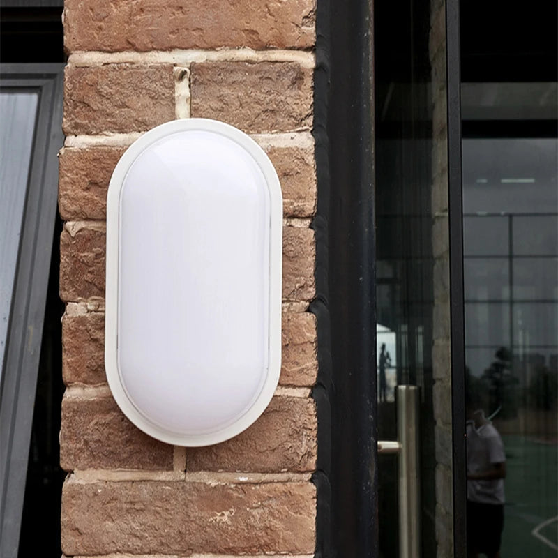 15W 20W Outdoor LED Wall Lamp AC220V Waterproof Garden Porch Surface Mounted Sconce Light Bathroom Moistureproof Ceiling Light