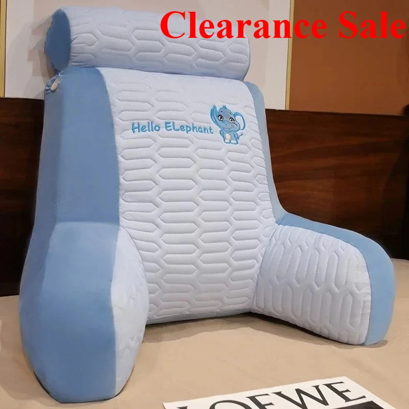 2025 Ice Shreds Pillow Panda Increase in Height Lumbar Support Detachable Washable Cushion Student Dormitories Bed Backrest