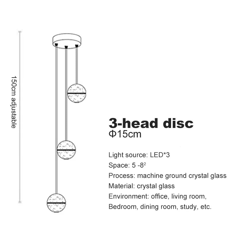 Spiral Staircase Living Room Chandeliers Crystal Ball Led Ceiling Light Lustre Living Dining Room Modern Home Decor Pendant Lamp