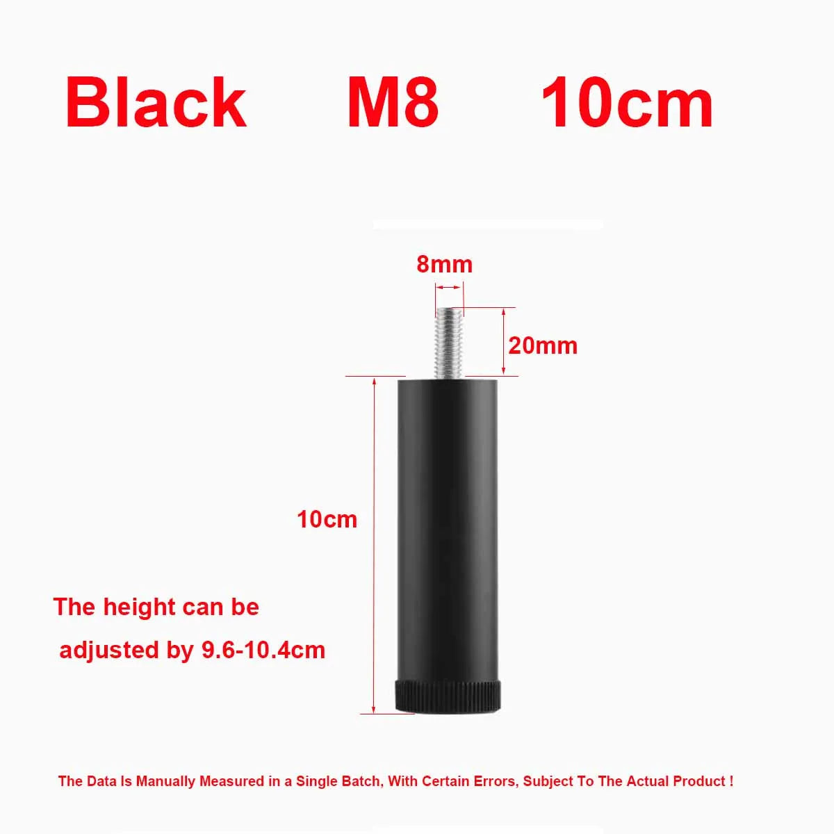 M8Furniture Height Increasing Foot Pads Washing Machines Refrigerators Height Increasing Shock-Absorbing Adjustable Support Legs