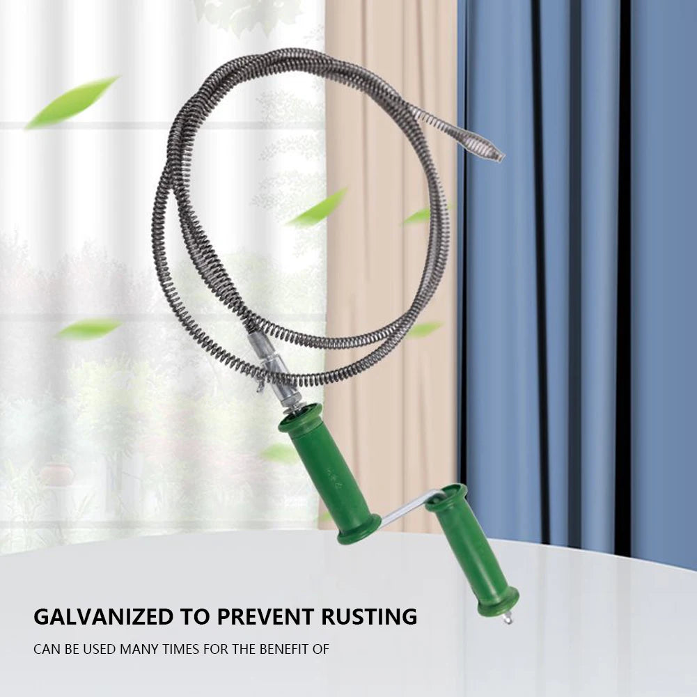 1/2/3/4/5/8/10M Pipe Dredging Tool Spring Pipe Sewer Pipe Unblocker Bathroom Kitchen Drain Cleaner Sink Basin Clogged Remover