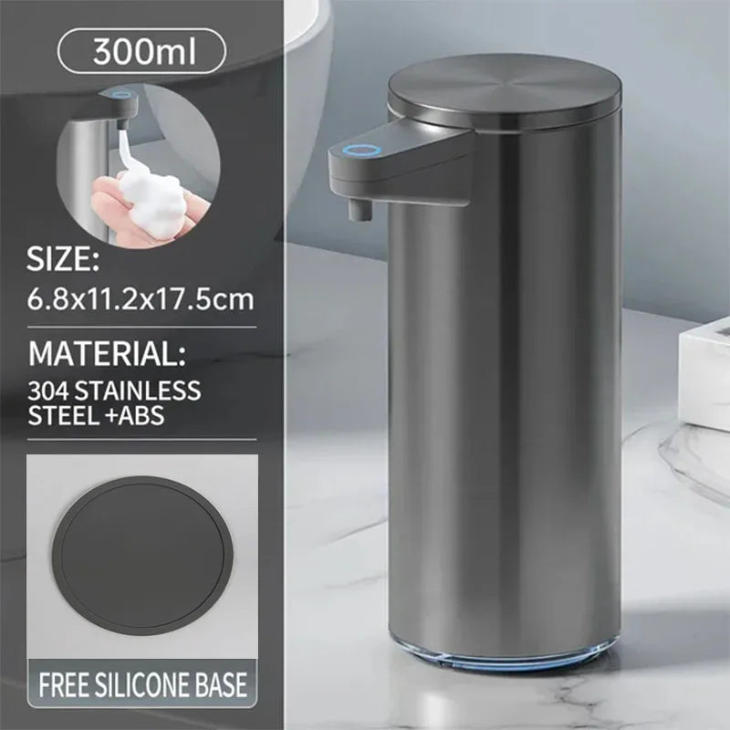 Stainless Steel Soap Dispenser Electric Non-Contact Infrared Sensor Soap Dispenser Liquid Dispenser For Home Kitchen Bathroom