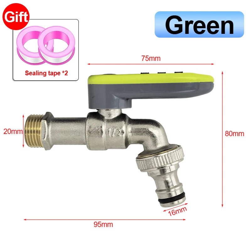 A Faucet with A Password Lock, Suitable for Outdoor Gardens, Public Places, Made of Brass, Pipe Fitting Connected Valve