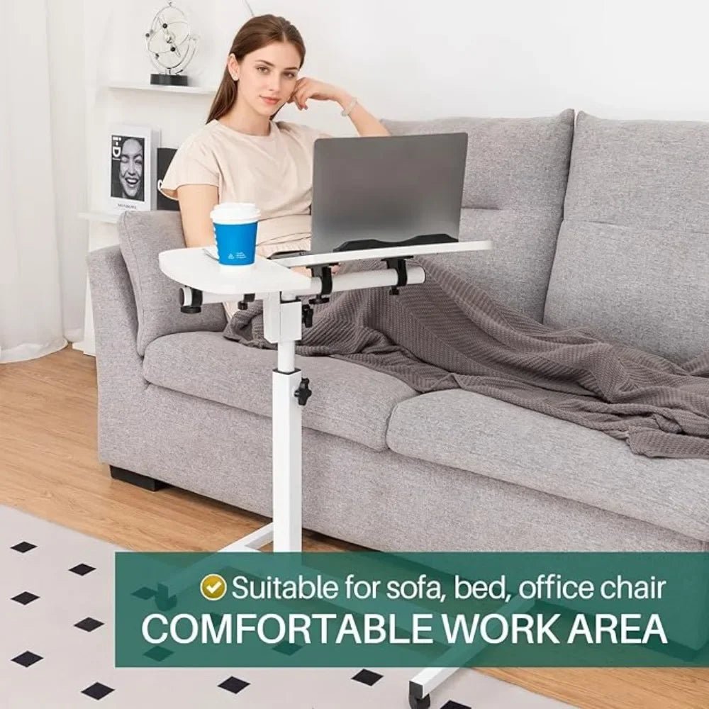 Adjustable Nursing Table Foldable Rotating Table Multifunctional and Movable Storage Table Convenient Dining Table on The Bed - Bakesbyemily.com