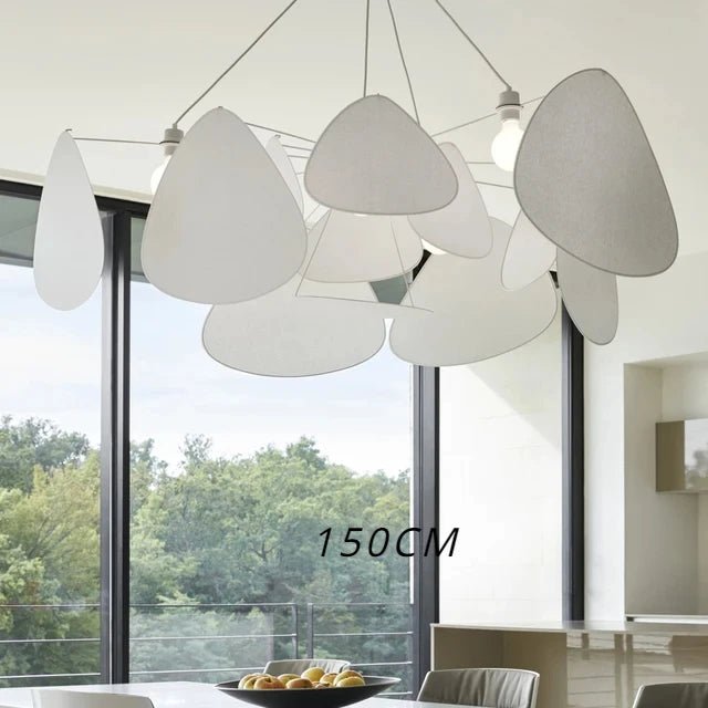 Art Simple Nordic Rattan Art Personality Chinese Bamboo Barrier Chandelier Living Room Tea Room Modern Creative Pendant Lights - Recipeliebe.com