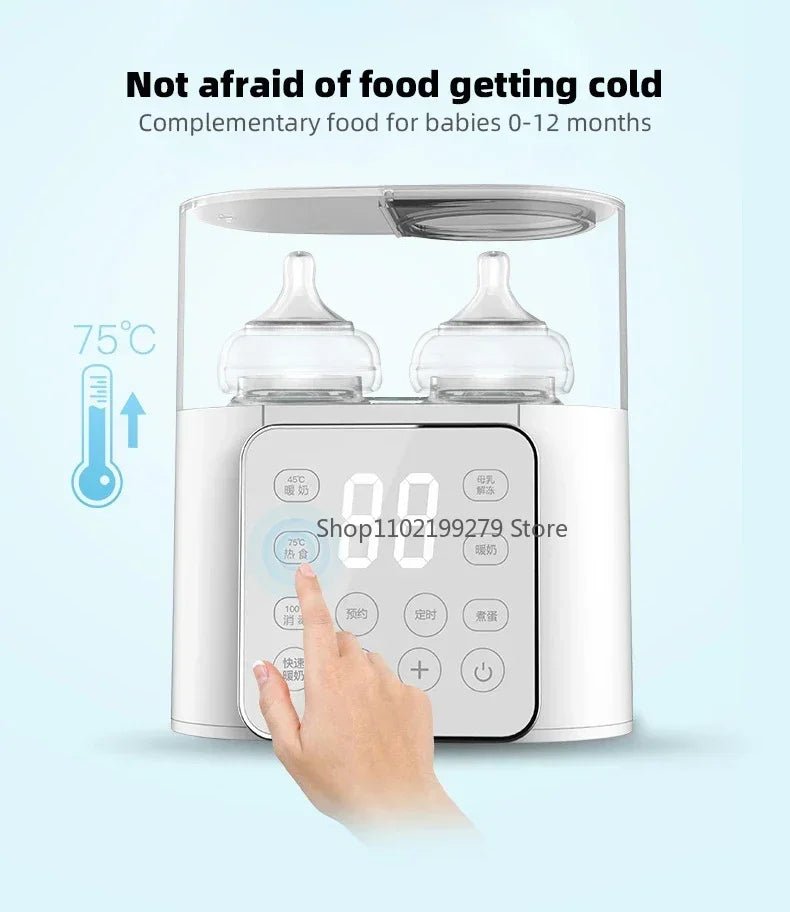 Baby Bottle Warmer Multi function Fast Baby Accessories Food Heater Milk Warmer Steriliser with ACcurate Temperature Control - Recipeliebe.com